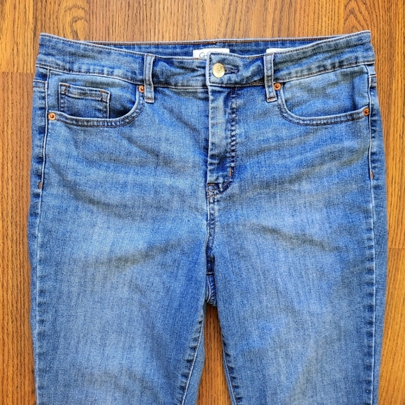 Jessica Simpson High Rise Ankle Denim Blue Jeans Size 10 - Picture 4 of 12